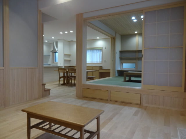 家族の時間がゆるやかにつながる住まい