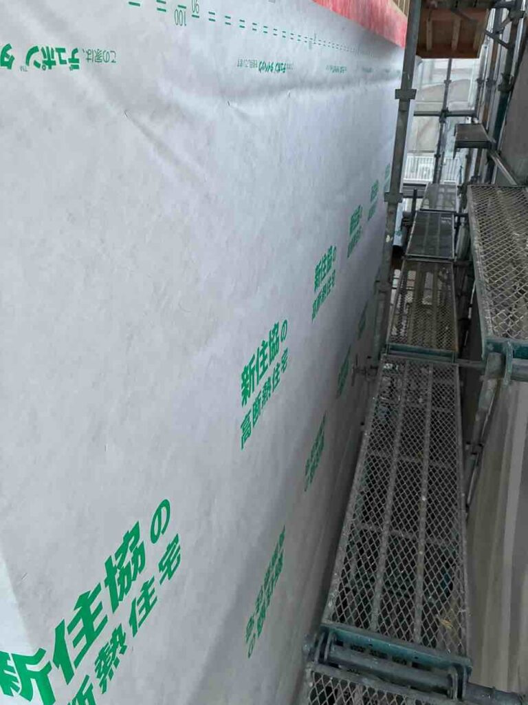 透湿防水シート施工