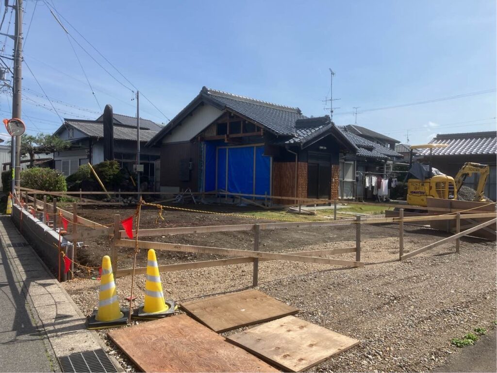丁張り
建物の位置出し