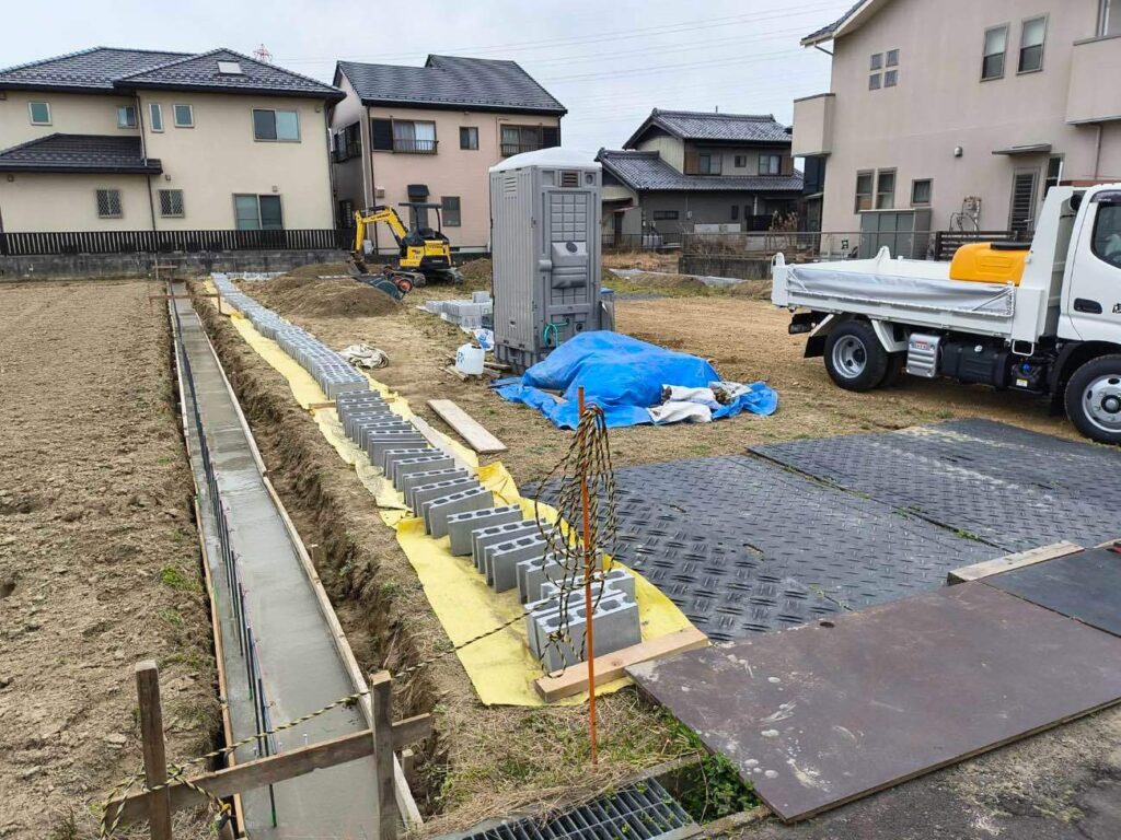 外構工事
造成工事
土留めコンクリート積み工事