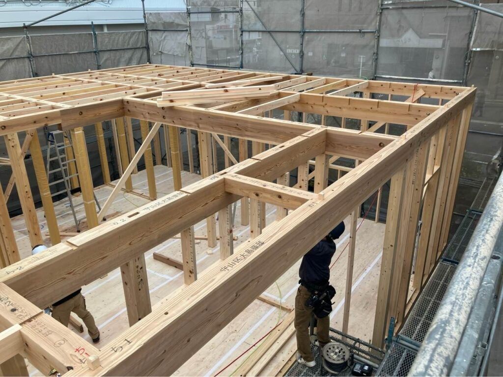 建て方の様子