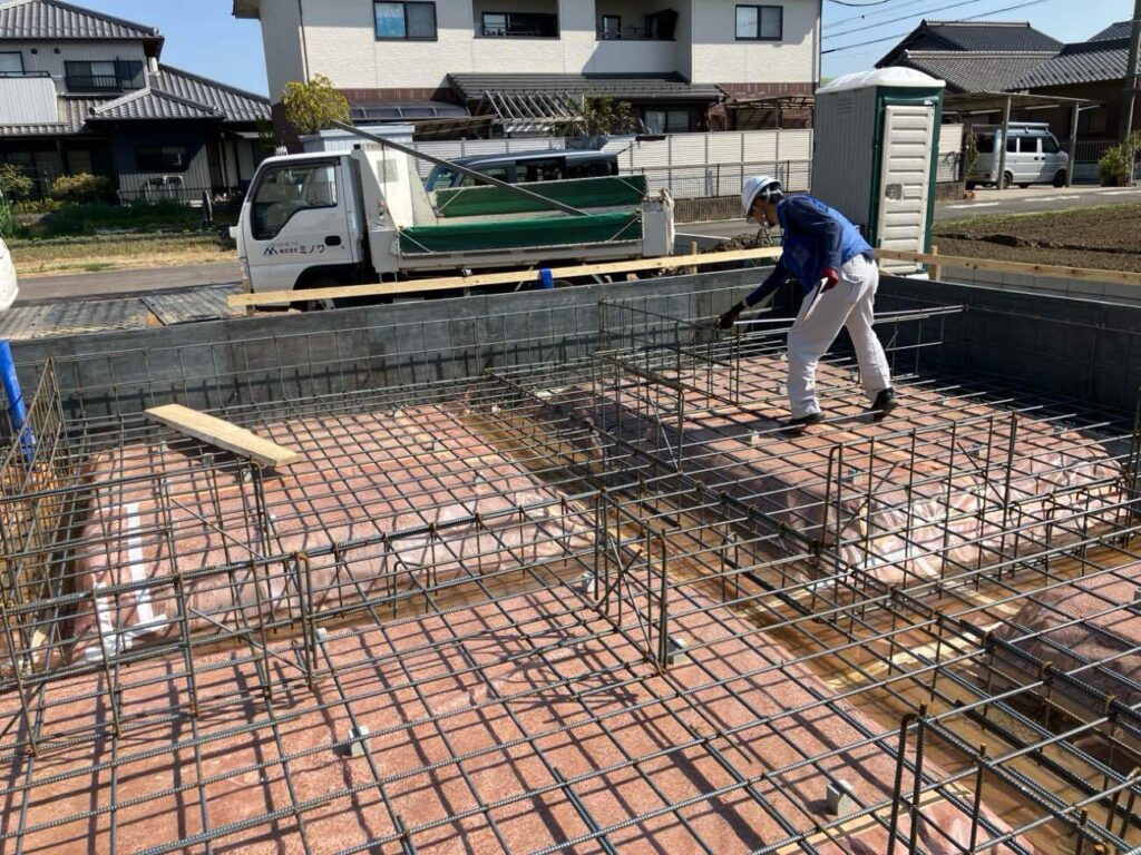 自主検査の検査の様子