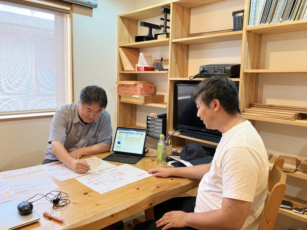 JIN設計小森さんと打合せ
